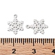 Rhodium Plated 925 Sterling Silver Charms STER-C003-19P-3