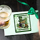 Globleland Lucky Grass Hintergrund Clear Stamps St. Patrick Day's Day Silikonstempel DIY-WH0167-57-0100-5