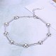 Романтические браслеты из стерлингового серебра BJEW-BB30930-5