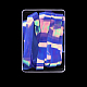 ネイルアート転送ステッカー  ネイルデカール  女性のためのDIYネイルチップ装飾  藤紫色  10mm  1m/連について  1連売り/箱 MRMJ-R090-04-11-1