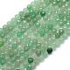 Chapelets de perles en aventurine vert naturel G-E411-37-4mm-1