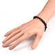 Natural Gemstone Beaded Stretch Bracelets BJEW-JB01823-04-3