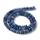 Natürlichen blauen Aventurin Perlen Stränge G-Z030-A25-01-2