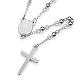 304 Stainless Steel Rosary Bead Necklaces NJEW-D285-42P-2