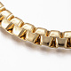 304 Stainless Steel Box Chain Bracelets BJEW-F292-01G-2