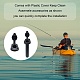 Пластиковые держатели для удочек для рыболовных лодок на палубе каяка FIND-WH0057-01-6