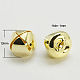 Charming Iron Bell Charms IFIN-E293-12x12-G-1