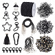 arricraft 488 Pcs Keychain Necklace Making Kit DIY-AR0003-51-1