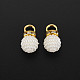 Colgantes de perlas de imitación de plástico abs KK-N242-020-3