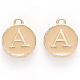 Golden Plated Alloy Enamel Charms ENAM-S118-06A-1
