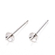 925 Sterling Silber Ohrstecker Zubehör&nbsp;STER-K167-027A-S-1