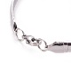 304 Stainless Steel Choker Necklaces and Bangles Jewelry Sets SJEW-L144-A01-P-6
