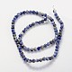 Natural Sodalite Beads Strands X-GSR4mmC013-3