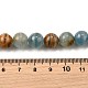 Нити из натурального голубого кальцита G-H312-C02-10mm-5