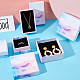 SUPERFINDINGS 24pcs Cardboard Jewellery Gift Boxes Cloud Pattern Square for Necklaces Bracelets Earrings Rings Womens Presents with Sponge Pad Inside 2x2x1.2inch CBOX-BC0001-38A-6