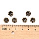 Messing Strass Zwischen perlen&nbsp;RB-A014-L8mm-01AB-NF-3