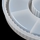 Flache runde DIY-Aufbewahrungsschale aus Silikon DIY-F148-01-6
