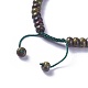 Adjustable Nylon Cord Braided Bead Bracelets BJEW-F369-D03-3