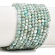 Natur amazonite Perle Stränge&nbsp;G-P279-42-3mm-5