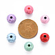 Perles acryliques craquelées opaques MACR-S370-F10mm-3