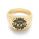 Латунный перстень для женщин RJEW-E058-01G-08-2