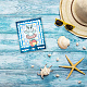 塩ビプラスチックスタンプ  DIYスクラップブッキング用  装飾的なフォトアルバム  カード作り  スタンプシート  カバ柄  16x11x0.3cm DIY-WH0167-56-1179-3