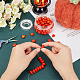 SUNNYCLUE DIY Pumpkin Bead Stretch Bracelets Making Kits DIY-SC0014-66-4