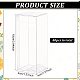 Embalaje de regalo de caja de pvc de plástico transparente rectangular benecreat CON-BC0007-11A-2