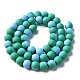 Vaporisez peints non-magnétiques synthétiques perles d'hématite brins G-N337-01E-2