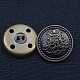 Brass Shank Buttons BUTT-TAC0003-01F-S-1