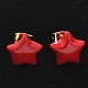 Messing Ohrstecker&nbsp;EJEW-F359-07G-4