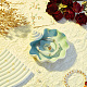 Piatto portagioielli in porcellana a forma di conchiglia DJEW-WH0009-29-4
