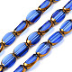 Electroplate Glass Beads Strands EGLA-N008-015E-1