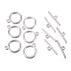 Tibetan Style Toggle Clasps TIBE-A12208-S-NR-2