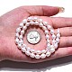 Fili di perle di perle d'acqua dolce coltivate naturali PEAR-N012-06E-1-5