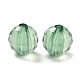 Faceted Round Transparent Acrylic Beads TACR-P053-10mm-25J-2