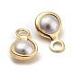 ABS Plastic Imitation Pearl Charms FIND-C039-02A-2