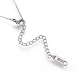 304 Stainless Steel Pendant Necklaces NJEW-O118-24-4