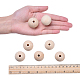 Perles rondes en bois non fini X-WOOD-Q008-30mm-LF-4