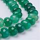Brins verts agate perles naturelles G-G654-16x12mm-12-2