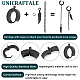 Unicraftale 10pcs 304 accessoires de boucles d'oreilles créoles huggie en acier inoxydable STAS-UN0034-56-5