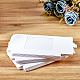 Chgcraft 30pcs 5x3 inche cajas de regalo blancas con ventana de pvc transparente caja de papel kraft para dulces CON-GL0001-01-04-4
