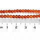 Chapelets de perles en cornaline naturelle G-S281-50C-3mm-2