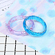 PandaHall 6 Pcs 6 Sizes Silicone Bangle Mold Clear Round Bracelet Jewelry Casting Resin Mould AJEW-PH0016-23-3