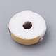 樹脂カボション  ドーナツ  模造食品  ミックスカラー  21x9mm X-CRES-N016-31-3