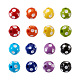 Cheriswelry 120шт 8 цвета непрозрачные бусины из смолы RESI-CW0001-06A-2