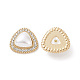 Abs cabujones de perlas de imitación PALLOY-E026-01G-1