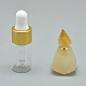 Colgantes de botella de perfume que se pueden abrir con citrino natural facetado G-E556-11B-1