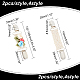 8 Stück 4 Stil-Baumwollblumen- und Spitzenpullover-Schalclips AJEW-FG0002-08-2