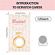 CRASPIRE 120 Sheets Rectangle Coated Scratch Off Film Reward Cards DIY-CP0006-92J-2